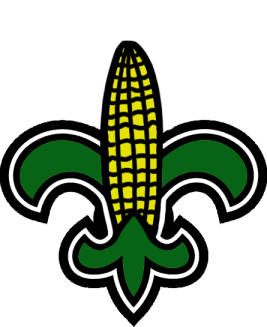 New Orleans Saints Fat Logo fabric transfer